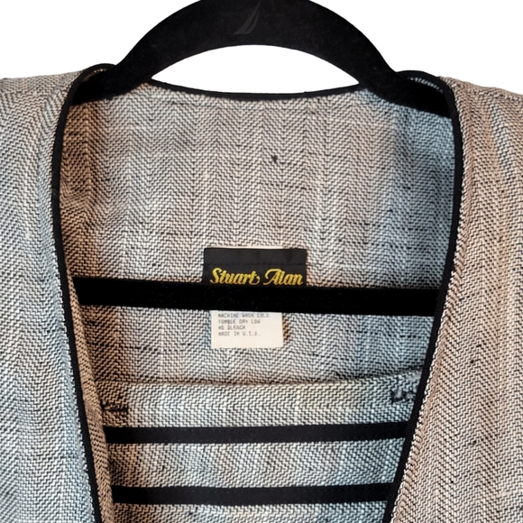 Stuart Alan Vintage 80's Fashion Streetwear Formal Fashion Blazer OS - Picture 11 of 12